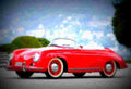 1955 porsche 356 pre a 1500 speedster reutter A4 Photo Print