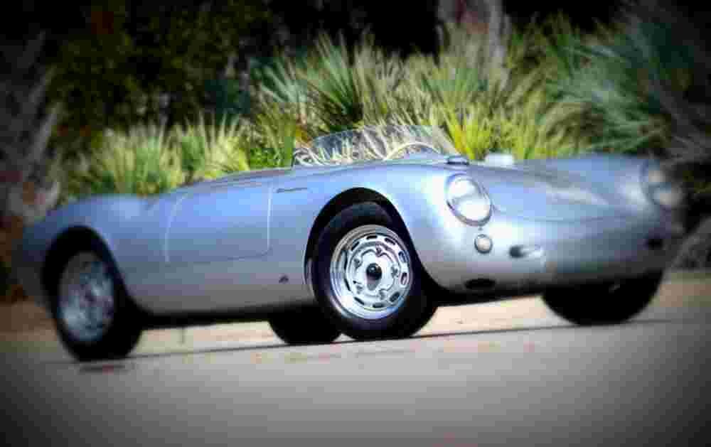 1955 porsche 550 A4 Photo Print