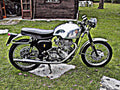 1956 Bsa 350 motorbike A4 Photo Print