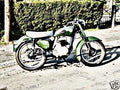 1956 Francis Barnett motorbike A4 Photo Print