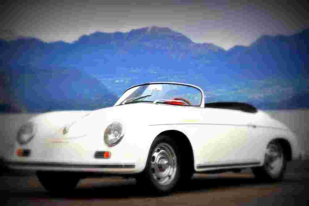 1956 Porsche 356 A Carrera 1500 GS Speedster Reutter A4 Photo Print