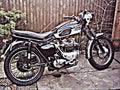 1956 Triumph T110 motorbike A4 Photo Print