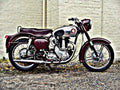 1956 bsa b33 motorbike A4 Photo Print