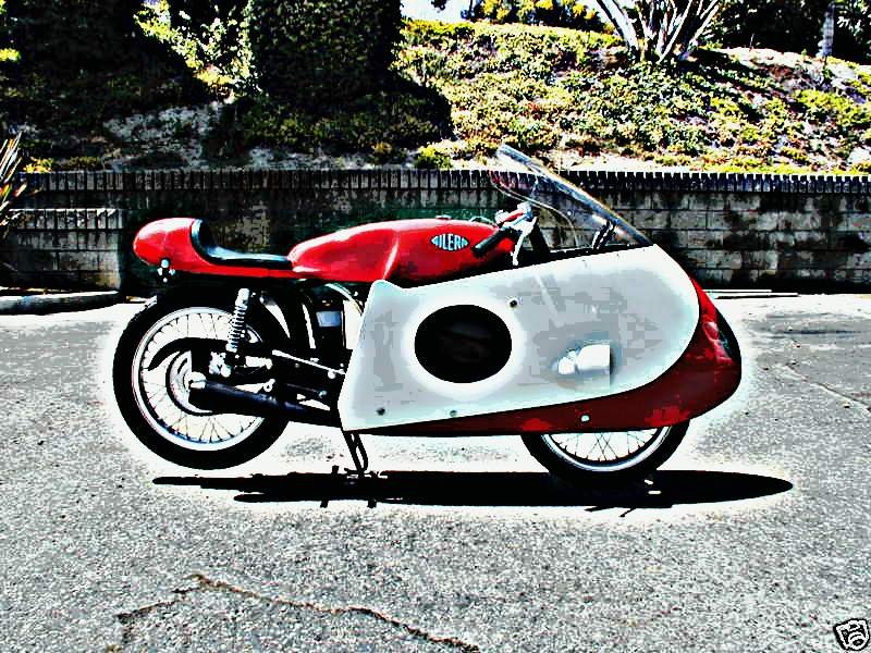1956 gilera motorbike A4 Photo Print