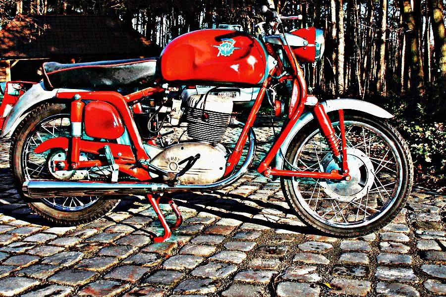 1956 mv agusta (2) motorbike A4 Photo Print