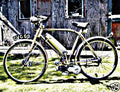 1956 vincent motorbike A4 Photo Print