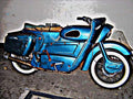 1957 Ariel Leader motorbike A4 Photo Print