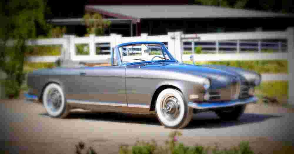 1957 BMW 503 Cabriolet Bertone A4 Photo Print