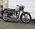 1957 Bsa B33 motorbike A4 Photo Print