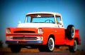 1957 Dodge D100 Pickup A4 Photo Print