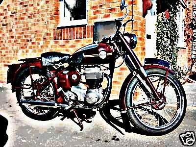 1957 ariel colt motorbike A4 Photo Print