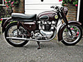 1957 ariel huntmaster motorbike A4 Photo Print