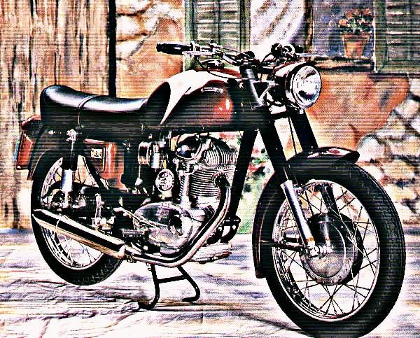1957 ducati 175t (2) motorbike A4 Photo Print