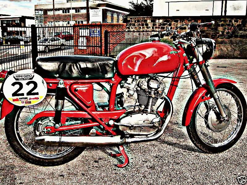 1957 ducati 175t motorbike A4 Photo Print
