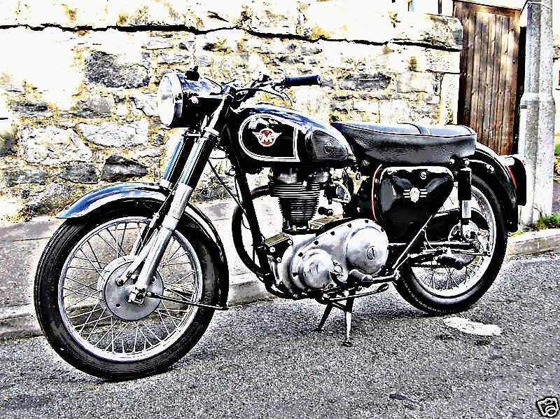1957 g3ls motorbike A4 Photo Print