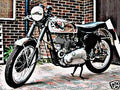 1957 goldstar motorbike A4 Photo Print