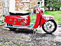 1957 maico motorbike A4 Photo Print