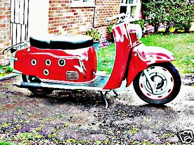 1957 maico motorbike A4 Photo Print
