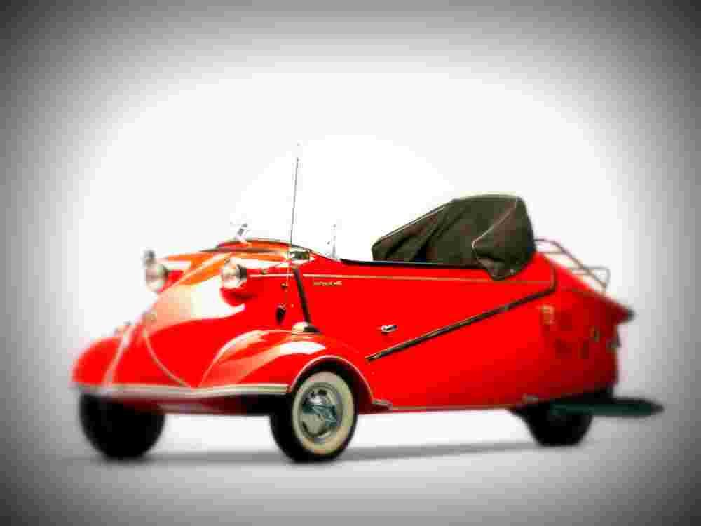1957 messerschmitt kr 201 roadster A4 Photo Print