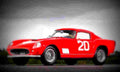 1958 Ferrari 250 GT Berlinetta Competizione Tour de France A4 Photo Print
