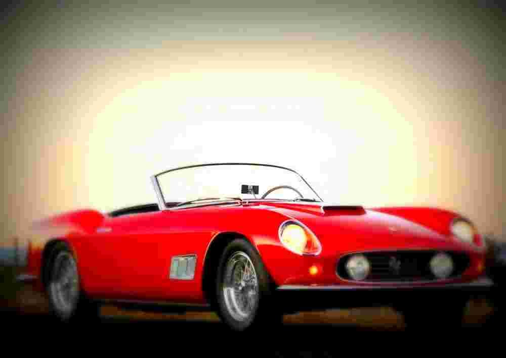 1958 Ferrari 250 GT LWB California Spider A4 Photo Print