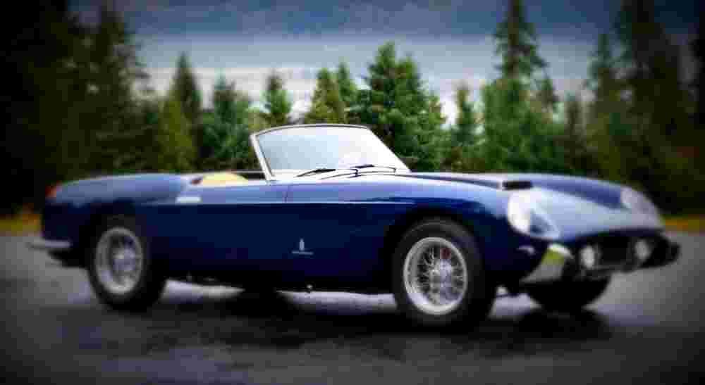 1958 Ferrari 250 GT Series I Cabriolet Pinin Farina A4 Photo Print