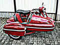 1958 Jawa 350 motorbike A4 Photo Print