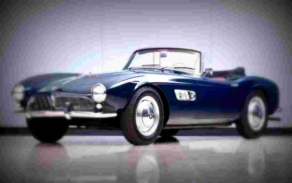 1958 bmw 507 A4 Photo Print