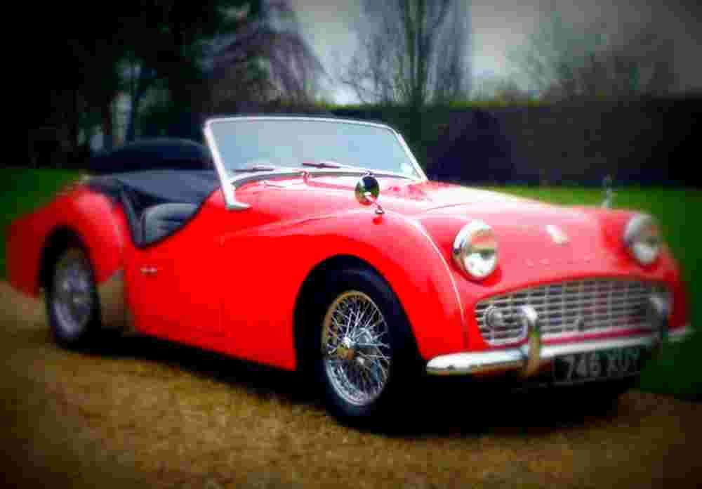1959 Triumph TR3A A4 Photo Print