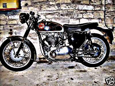 1959 dbd 34 motorbike A4 Photo Print