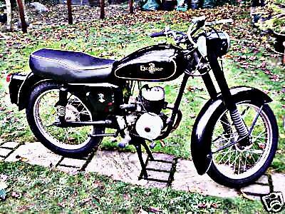 1959 excelsior motorbike A4 Photo Print