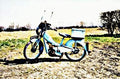 1959 mobylette motorbike A4 Photo Print