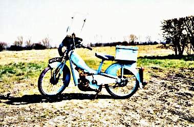 1959 mobylette motorbike A4 Photo Print