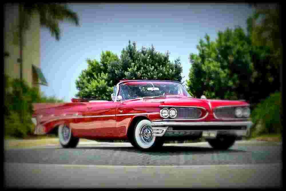1959 pontiac catalina convertible A4 Photo Print
