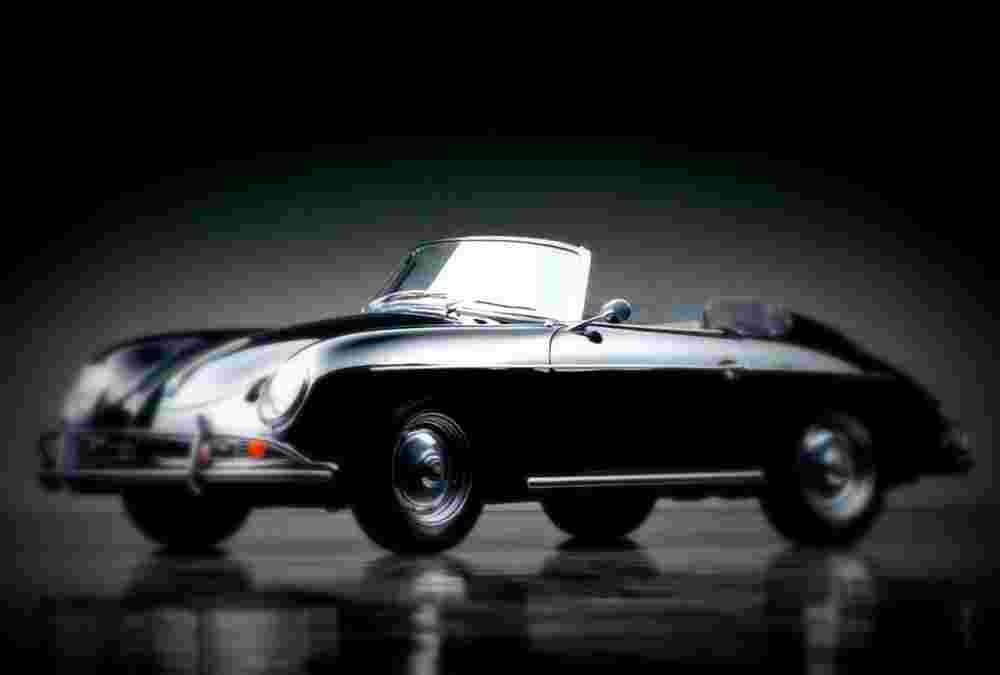 1959 porsche 356a 1600 super convertible d drauz A4 Photo Print