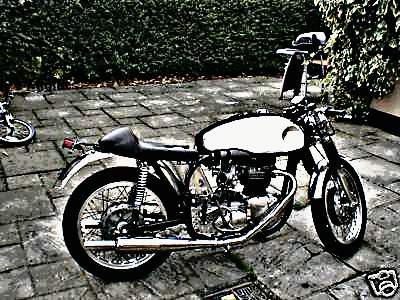 1959 triton motorbike A4 Photo Print