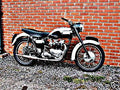1959 triumph tiger motorbike A4 Photo Print