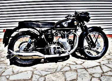 1959 venom motorbike A4 Photo Print