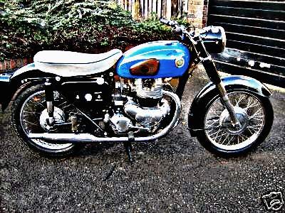 1960 Ajs Model 31 motorbike A4 Photo Print