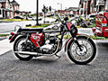 1960 Bsa A50 motorbike A4 Photo Print