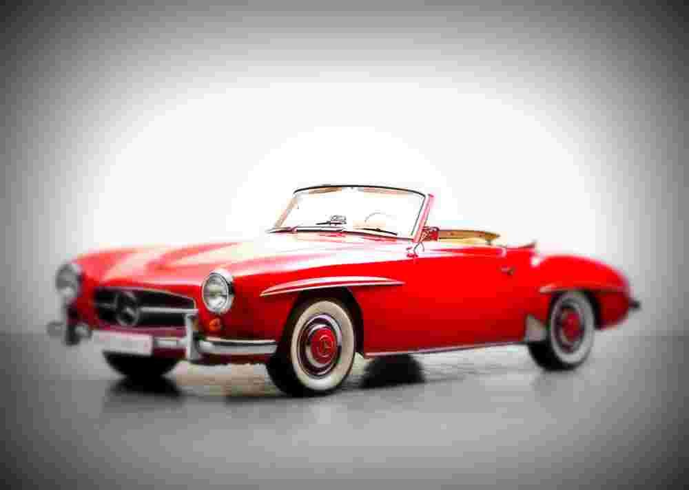 1960 Mercedes Benz 190SL A4 Photo Print