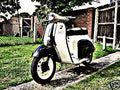 1960 agrati capri motorbike A4 Photo Print