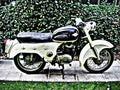 1960 ambassador motorbike A4 Photo Print