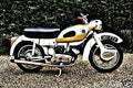 1960 ariel arrow motorbike A4 Photo Print