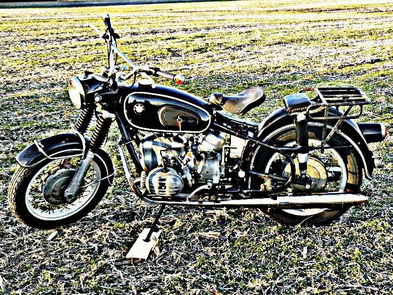1960 bmw r60 motorbike A4 Photo Print