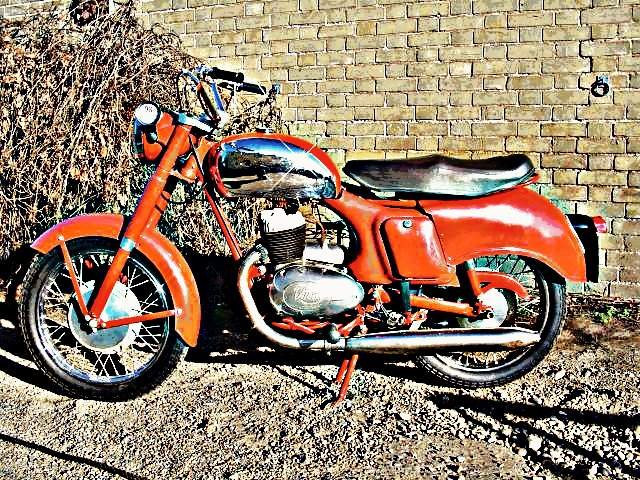 1960 panther 3t motorbike A4 Photo Print