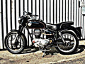 1960 royal enfield clipper motorbike A4 Photo Print