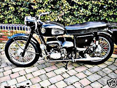 1960 velocette valiant motorbike A4 Photo Print