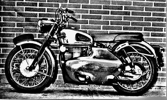 1960 venom motorbike A4 Photo Print
