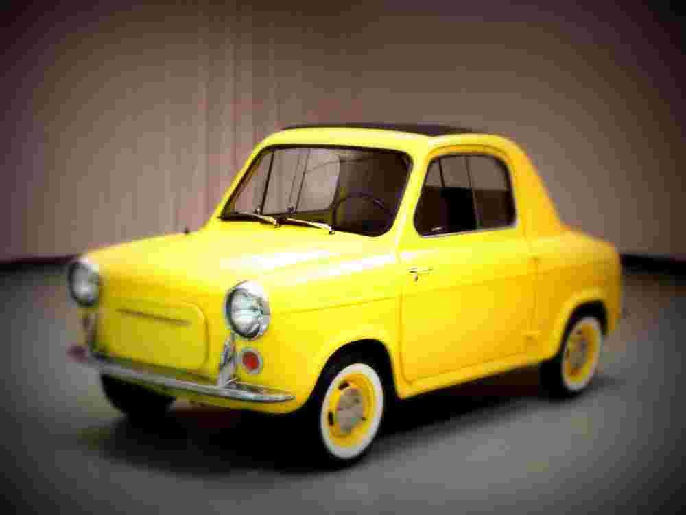 1960 vespa 400 A4 Photo Print